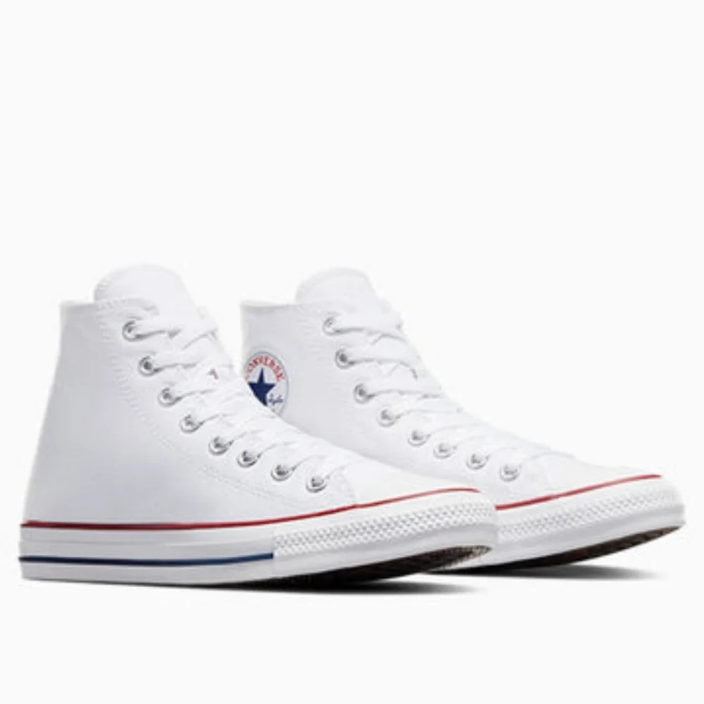 Converse Chuck Taylor All Star Canvas Sneakers, White, Mens 7, Wmns 9 - Picture 1 of 13